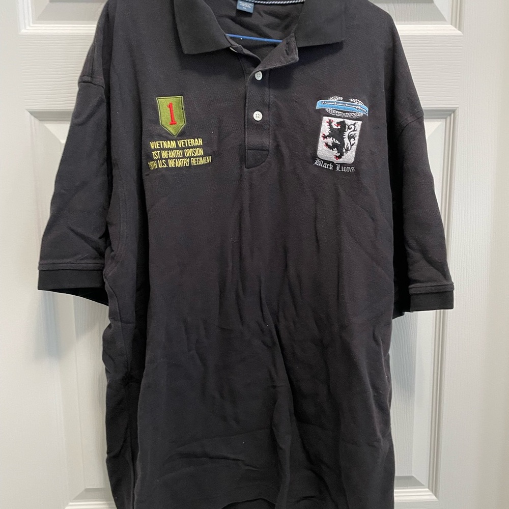Big Red 1, Black Lions campaign, golf shirt